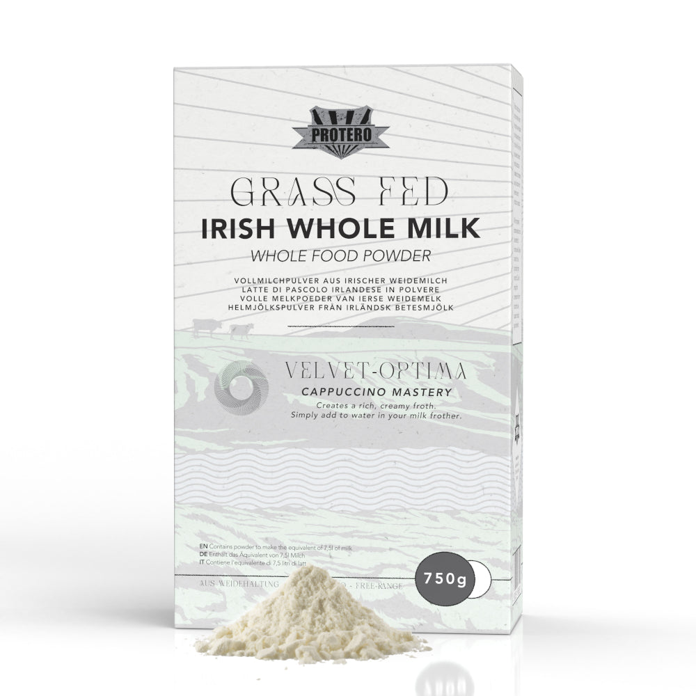 Grass-fed Vollmilch Pulver aus irischer Weidemilch