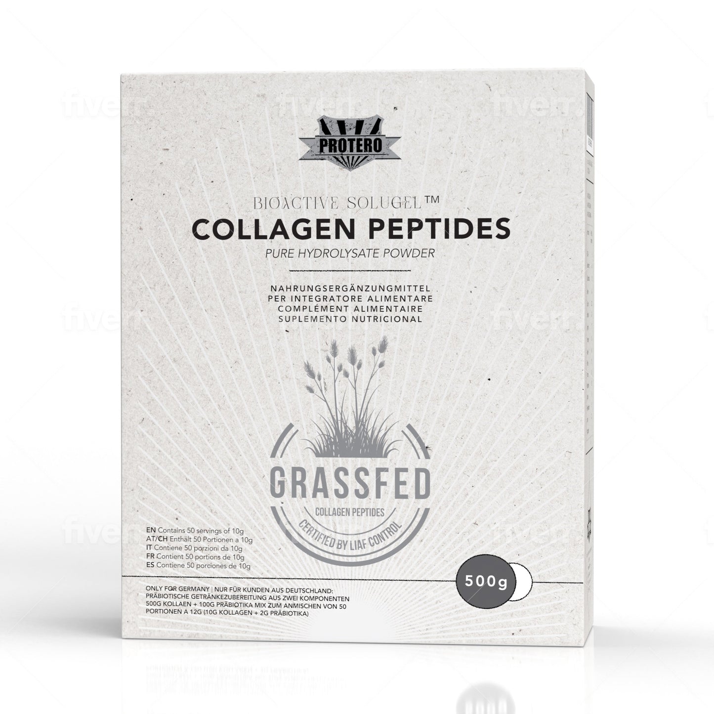 Grass-Fed Kollagen Peptide | Pure Solugel Collagen Peptides Hydrolysate