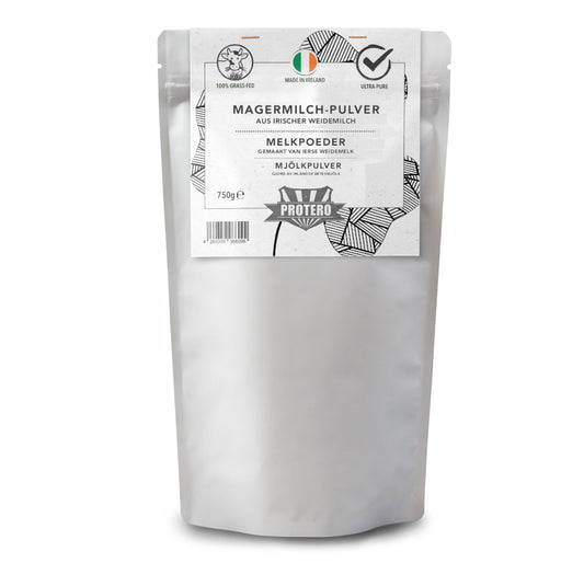 Magermilchpulver aus irischer Weidemilch